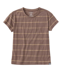 Women's Mountainside Crewneck Tee, Short-Sleeve Stripe | L.L.Bean