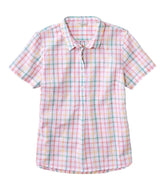 Women's Vacationland Seersucker Shirt, Short-Sleeve Popover Plaid | L.L.Bean