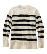 Women's Heritage Heirloom Wool/Cashmere Sweater, Crewneck Stripe | L.L.Bean