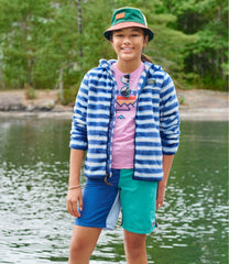 Kids' Bean's Reversible Cotton Bucket Hat | L.L.Bean