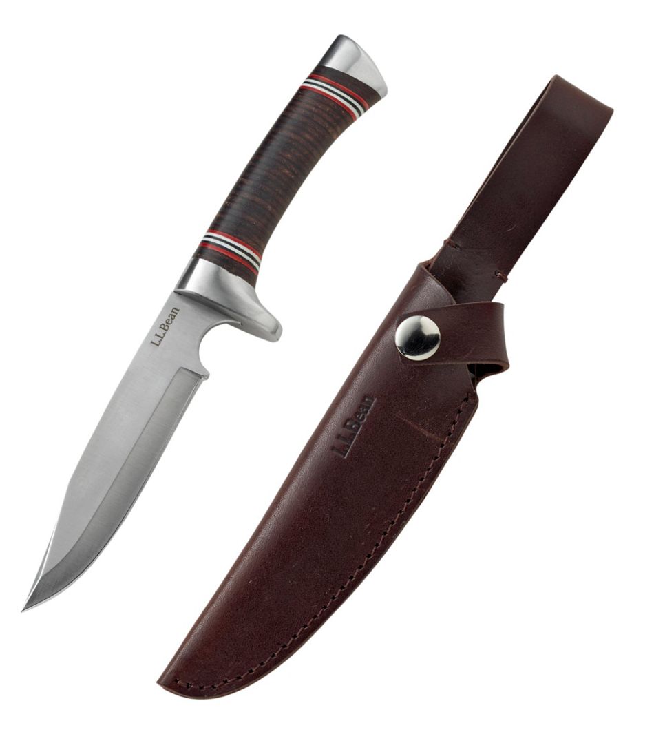 Stacked Leather Hunting Knife | L.L.Bean