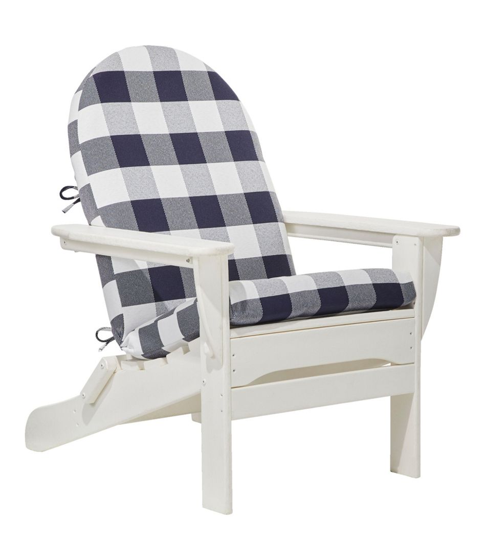 Adirondack Chair Seat and Back Cushion, Buffalo Plaid | L.L.Bean