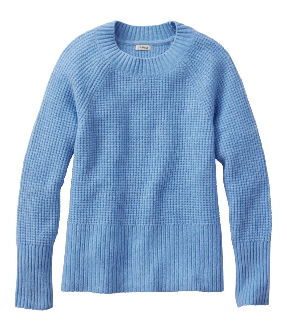 Women's SuperSoft Waffle Sweater, Crewneck | L.L.Bean