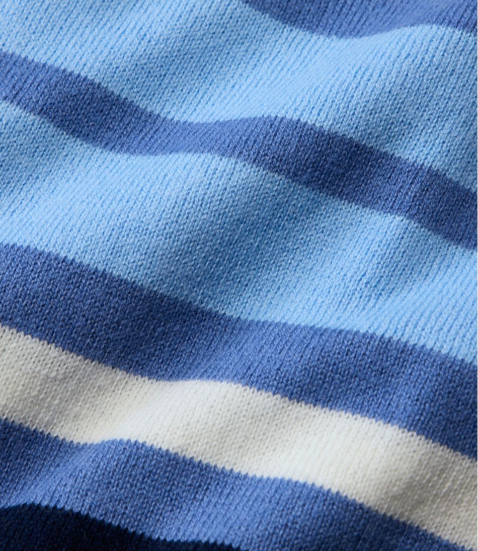 Women's Cotton/Cashmere Sweater, Crewneck Stripe | L.L.Bean