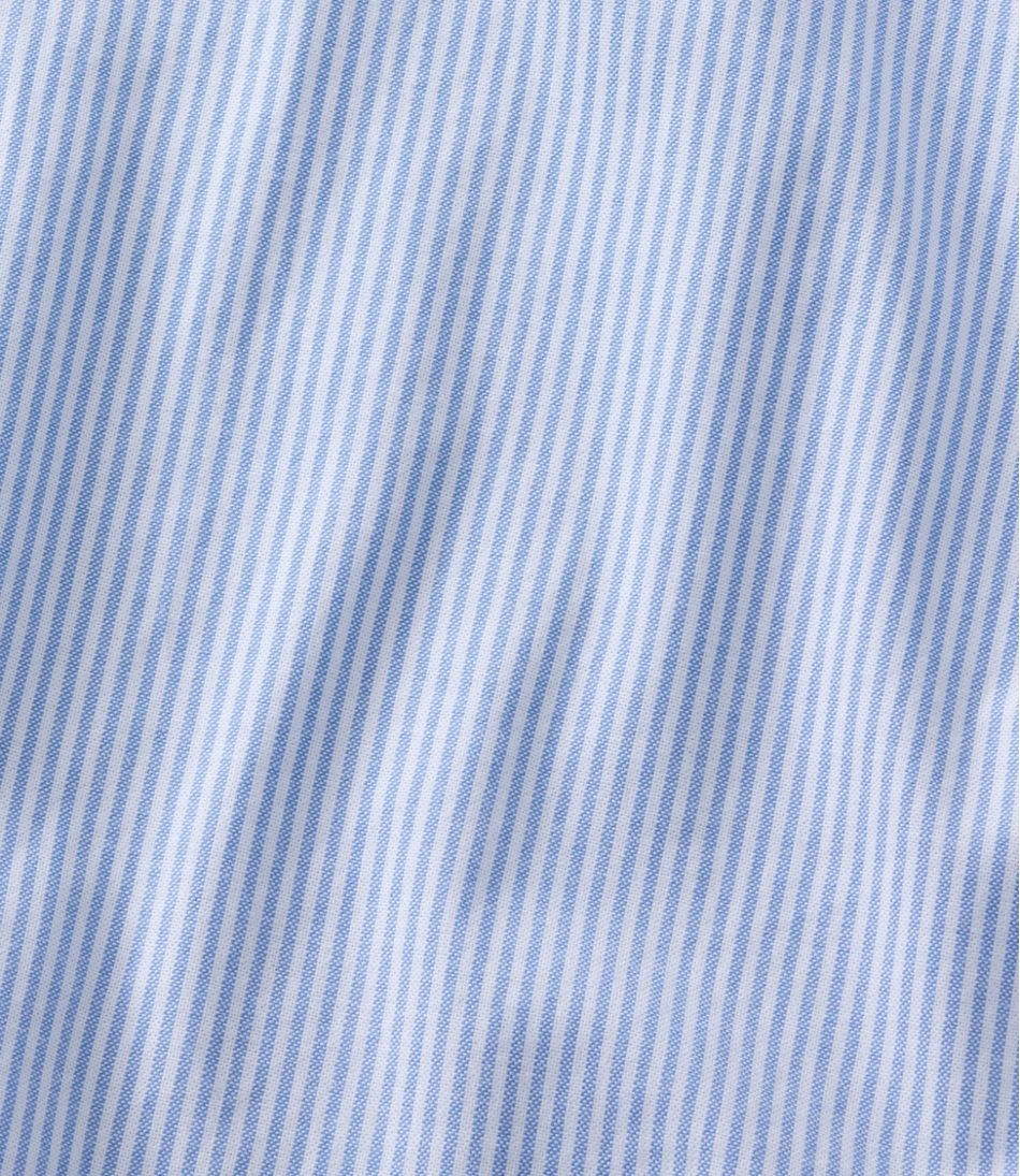 Men's Comfort Stretch Oxford Shirt, Traditional Untucked Fit, Stripe | L.L.Bean