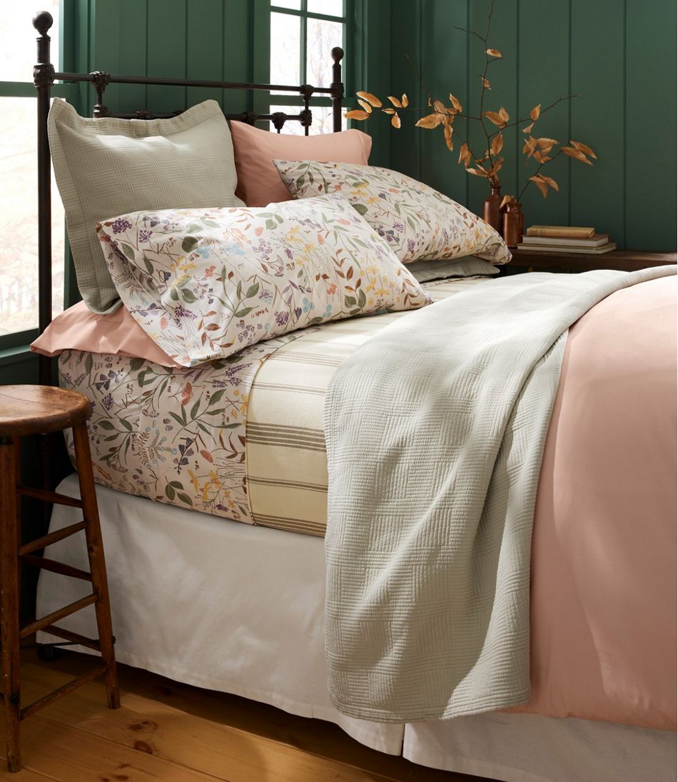 Birch Floral Percale Sheet Collection | L.L.Bean