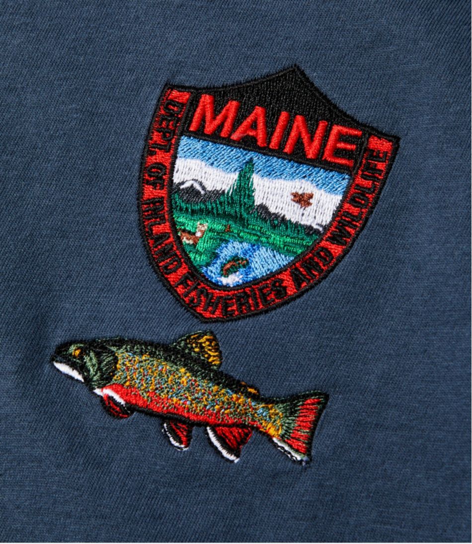 Men's MIF&W Tee, Long-Sleeve Brook Trout | L.L.Bean