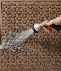 Heavyweight Recycled Waterhog Mat Runner, Blooming Circles | L.L.Bean