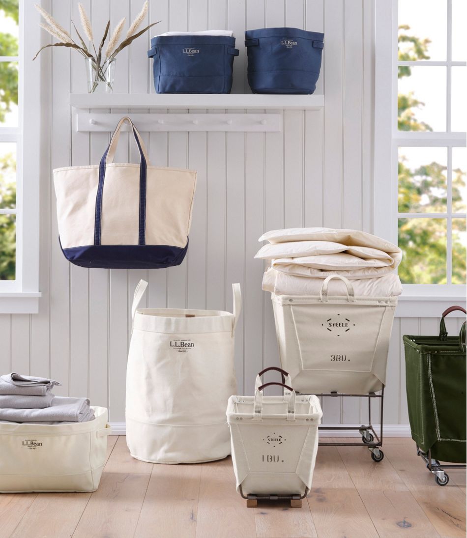 Steele Two Bushel Small Carry Basket with Casters | L.L.Bean