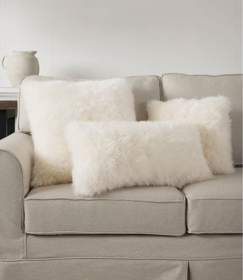 Sheepskin Throw Pillow, 20" x 20" | L.L.Bean